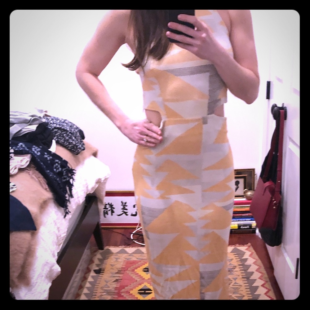 Mara hoffman dress with cutouts
